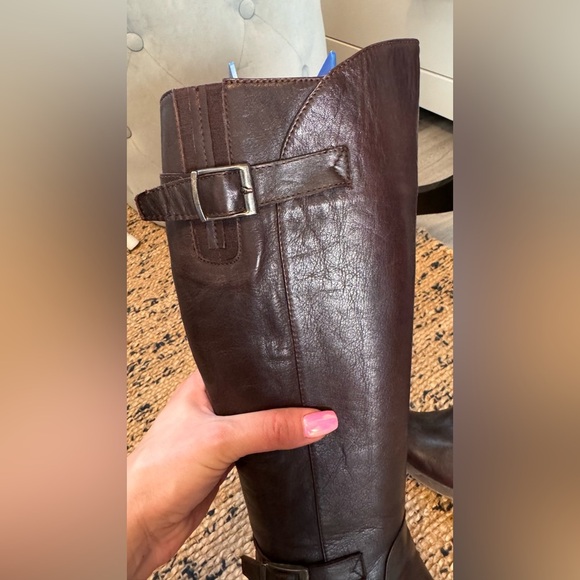 100% Genuine Leather Knee-High Boots - Size 6 - Picture 3 of 5